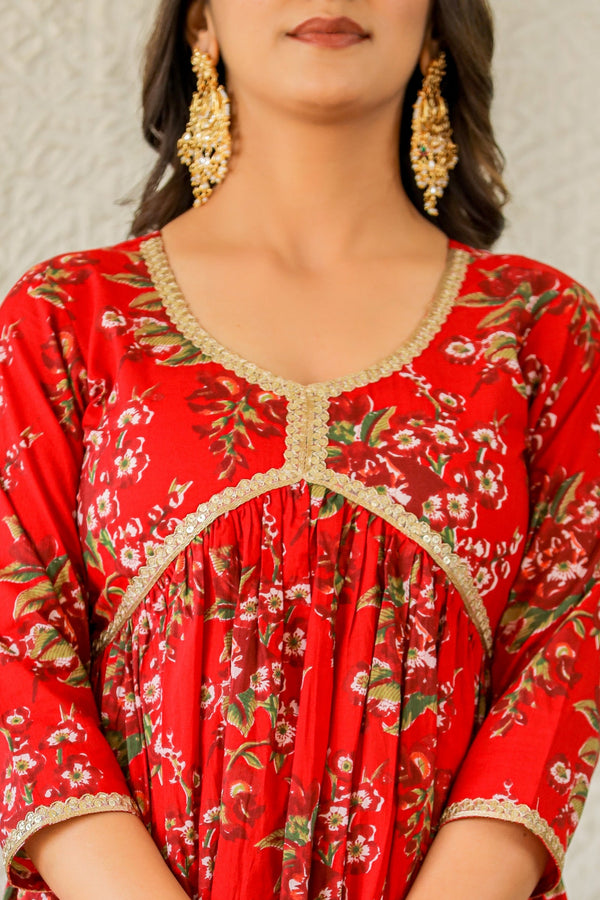KALISTA SANGANERI KURTA AND PANT ONLY
