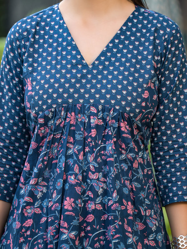 Hoor Floral Print Cotton Suit Set