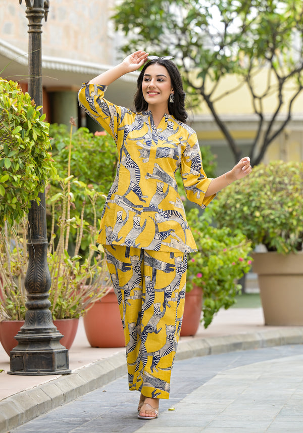 Yellow Safari Cord Set