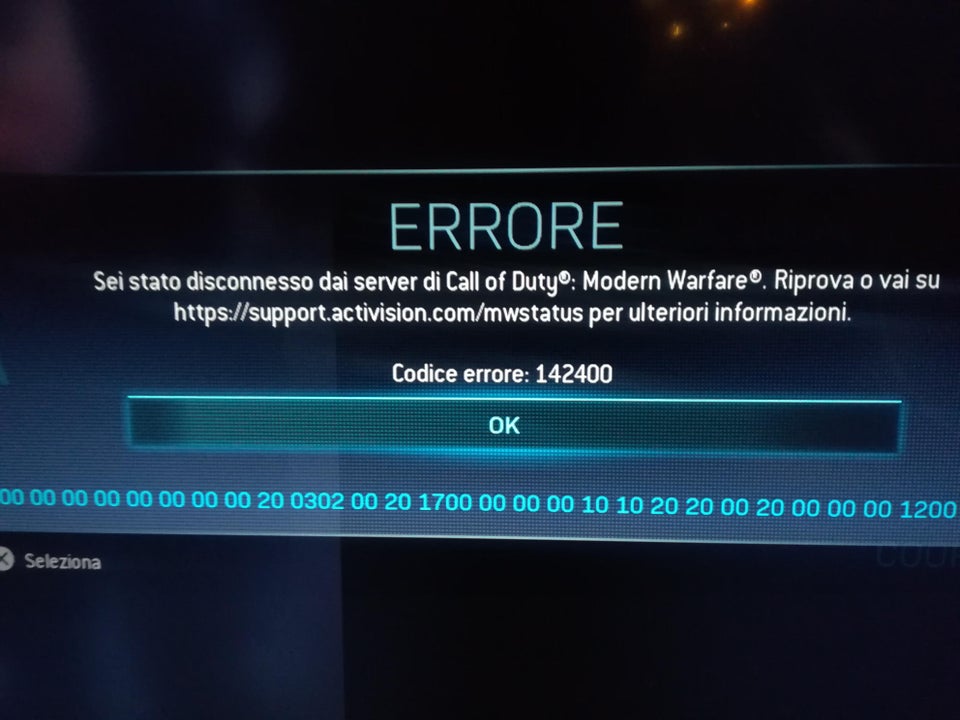 r/modernwarfare - Does someone know what is this error? 142400 from ps4