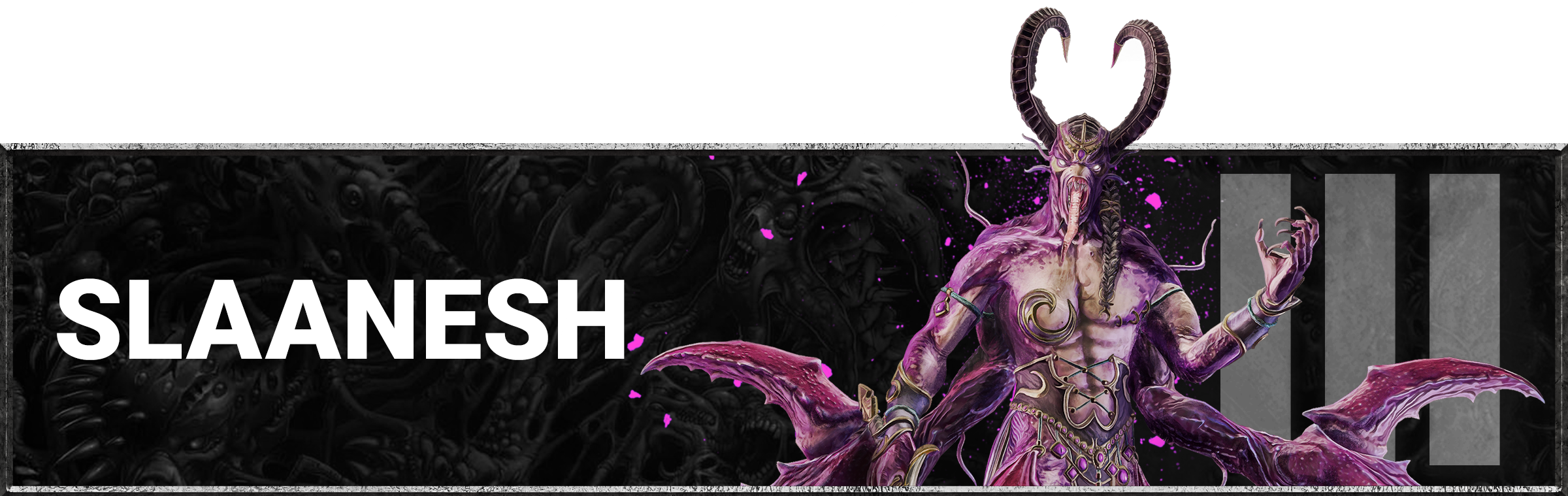 Balance changes to the SLAANESH race and factions, available to owners of Total War: WARHAMMER III.